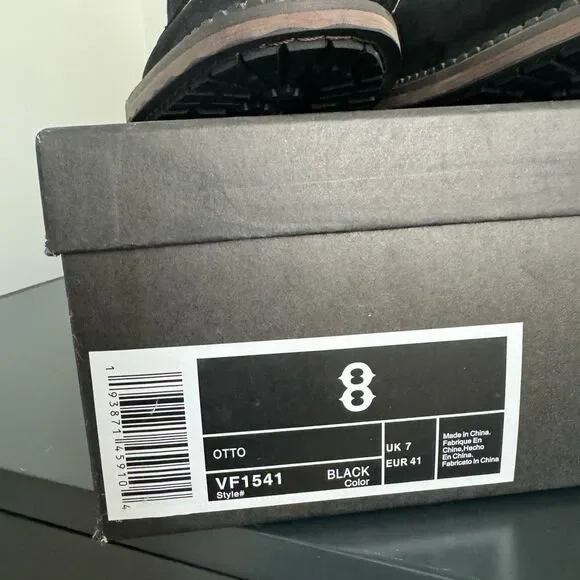 NIB Vintage Foundry Co Black Otto Suede Leather Lace Up Boots Size 8 Chukka - Picture 9 of 11